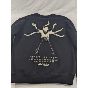 Anyma The End Of Genesys Sphere Las Vegas - Adult Small Black Heavy Crewneck